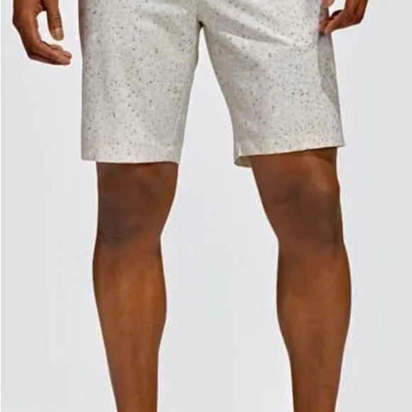 NEW Men ADIDAS Ultimate 365 Flag Print Golf Short HA9126 Clear Brown Hemp 10” - Picture 4 of 8